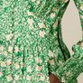 ME+EM Green Floral Fabric Dress Image 2