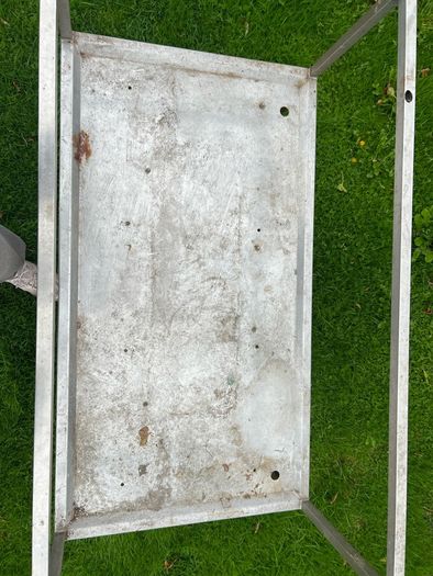 Stainless steel table