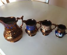 Vintage Ceramics Lusterware X 4 ( Reduced)