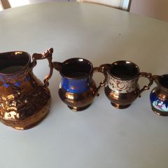 Vintage Ceramics Lusterware X 4 ( Reduced)