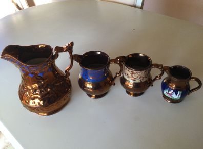 Vintage Ceramics Lusterware X 4 ( Reduced)
