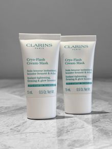 New Clarins Paris Cryo-Flash Cream-Mask Duo