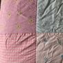 Patchwork quilted Single bed throw Image 4