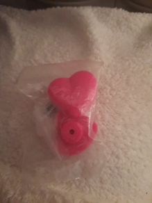 pink heart drawer knobs