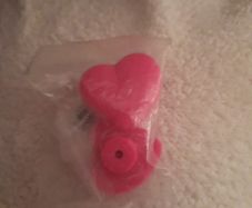 pink heart drawer knobs