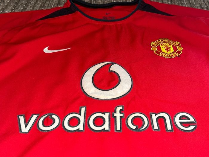 MANCHESTER UNITED home jersey shirt 2002/03 - 2003/04 Nike M