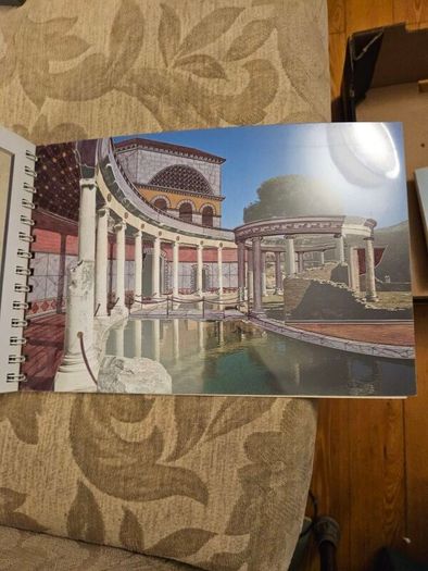 Archaeological Rome. Including 24 Transparent Overlays With Artist's Renditions Of Ancient Rome,ostia And Pompeii. Large Volume Paperback In Good Condition.  See Photos For Condition.