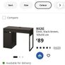 Ikea office desk, chair and book shelf Image 3