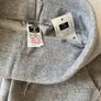 Brand new Cotton Rich Grey Marl Joggers with Heart Design Image 5