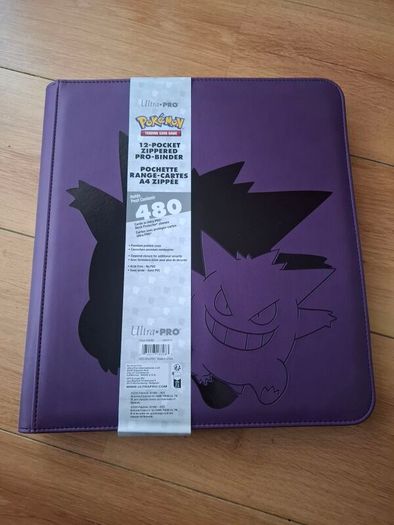 Ultra Pro Pokemon Elite Series Gengar 12-Pocket Zippered PRO Binder