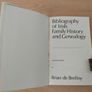 Bibliography of Irish Family History and Genealogy by Brian de Breffny 1974 h/b d/j 1st ed. Irish Ancestry research FREEPOST Image 4