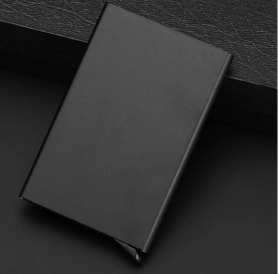 Card Holder Slim Anti Protect Travel ID Cardholder Man Women Rfid Wallet Metal