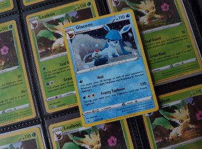 Glaceon ! Promo ! Holo ! Sword and Shield Era ! 2022 ! Pokemon Card ! Eeveelution !