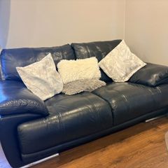 Leather Two seater Three seater couch