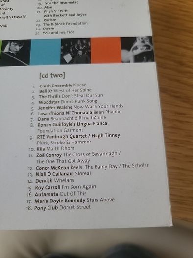 A collection of contemporary irish music n film