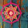 Handmade Colorful Ojo de Dios Mandala Walldecor 26 c Image 5