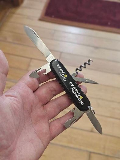 Victorinox Tourist with Swiss Advertising Handles Collectable 84mm Swiss Army Knife