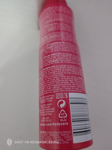 Adidas Deodarant New 150ml