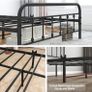 Double Bed Frame with Storage and Headboard Image 2