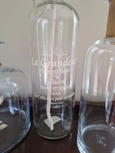 3 Decorative Glass items