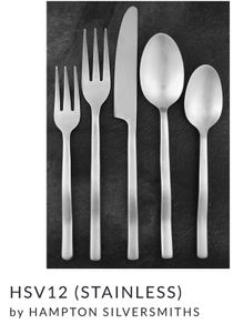 39 piece stainless by Hampton Smith - cutlery