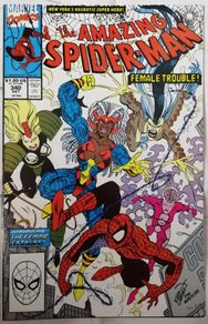 Amazing Spider-Man #340 1st Appearance The Femme Fatales.(1990)