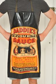 Apron  Rare 1960s Vintage Daddies Favourite Sauce  Collectible