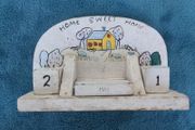 Home wooden calendar