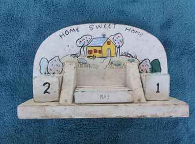 Home wooden calendar