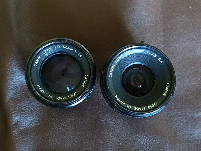 Canon A1 Analog Camera + Lenses
