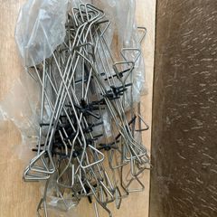 Stainless Steel Cavity Wall Ties 150mm, with Wall Plugs, Unused