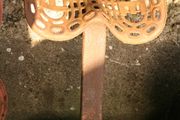Antique PIERCE Cast Iron Tractor Seat