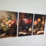 3 framed printed canvas 35x55cm each photo Image 2