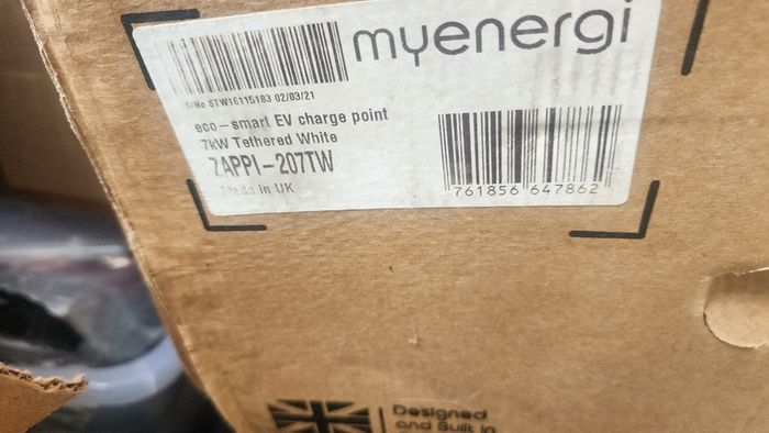 New Myenergi Zappi RRP 900e 7kW Single-Phase Tethered White EV Charger (Model: ZAPPI-207TW)