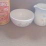 Dunbeacon pottery milk jug and sugar bowl Image 2