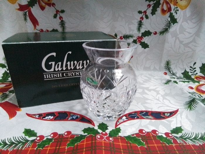 Small Galway Crystal Vase