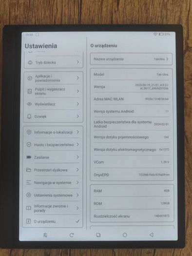 Onyx Boox Tab Ultra 10.3" E-Paper Tablet with Stylus and Magnetic Case