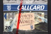 1995 Ireland 20 unit Voices of the World - choral spectacular (Schlumberger SC7) Call Card Mint in Packaging. Telecom Eireann Card Number 1092