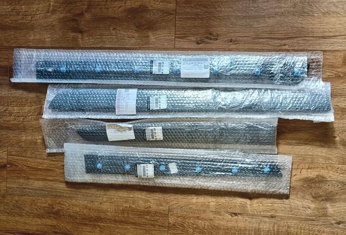 Genuine Renault Kangoo Mk2 Door Moulding / Protection Trim Strip Set (4 Pieces) OEM