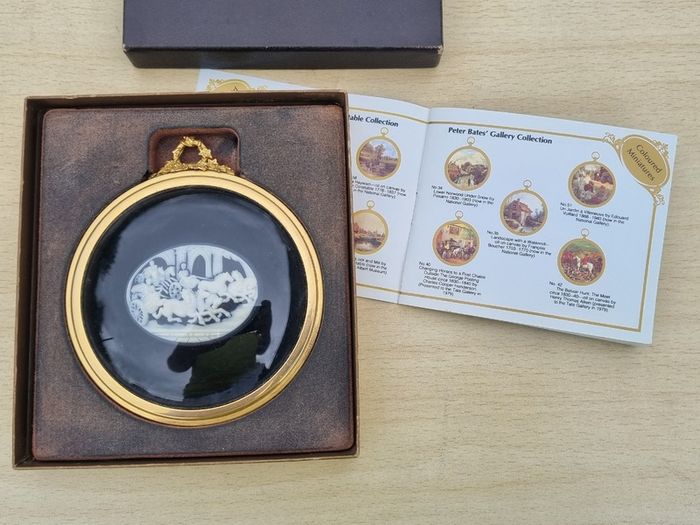 Collector's miniature wall plaque