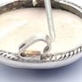 Vintage Delft 835 Silver & Hand Painted Ceramic Brooch Image 7