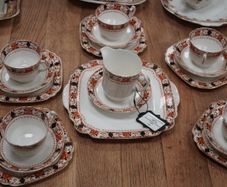 Wellington China Imari Tea Set (18pc) England c.1890-1920