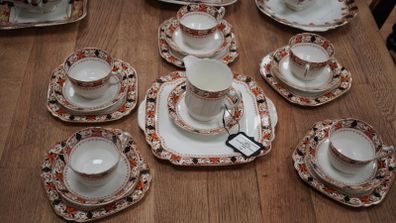 Wellington China Imari Tea Set (18pc) England c.1890-1920