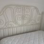IKEA White metal double bed Image 3