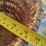 Vintage Rattan Basket Bowl Image 4