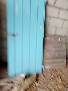Traditional wooden garden gate