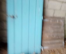 Traditional wooden garden gate