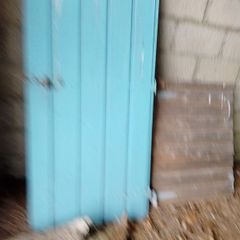 Traditional wooden garden gate