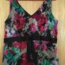 NEXT Retro Floral Print Midi Dress 18-20 Image 3