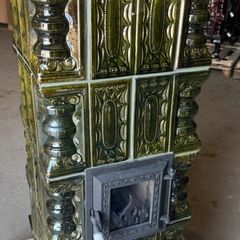 fireplace (terracotta tiles)